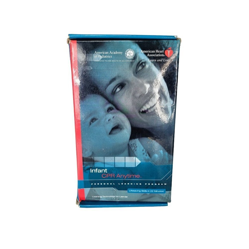 Infant CPR Anytime Kit AHA Heart Association DVD Training + Baby Manikin…